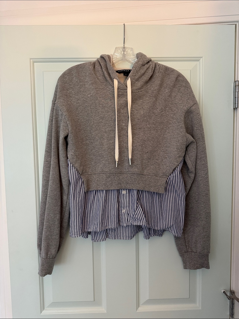 Veronica Beard Mixed Media Sweatshirt